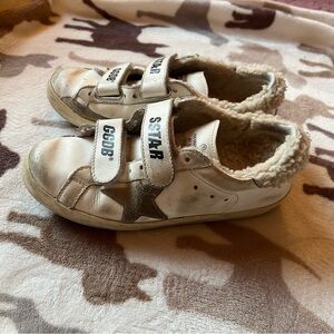 Golden Goose Old School Shearling Sneakers